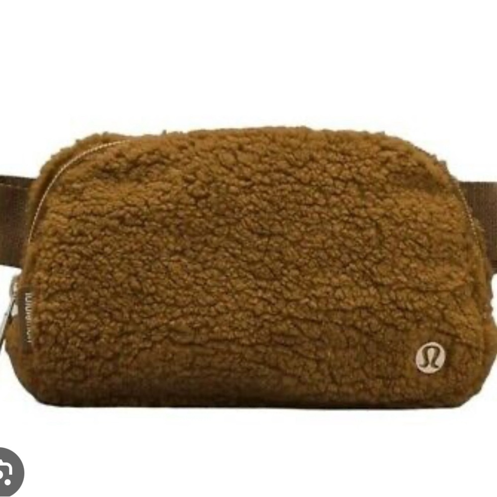Lululemon (they don’t make it anymore) fuzzy woman’s crossbody bag